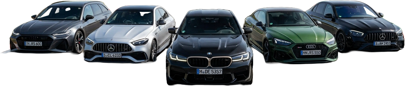 A lineup of new and used vehicles managed in DealerShark
